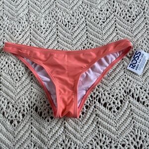 Emerald Bay Bikini Bottom Solid Orange Women's Size M NWT